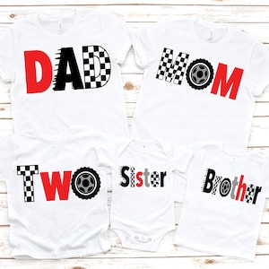 Family race car birthday shirts, racecar birthday shirt, matching racecar shirts , race car birthday party, race car t-shirt, racing shirts