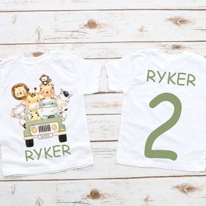 Wild one birthday boy , two wild, zoo shirt, safari shirt, birthday shirt, 1st birthday, Safari jungle zoo animals personalized birthday