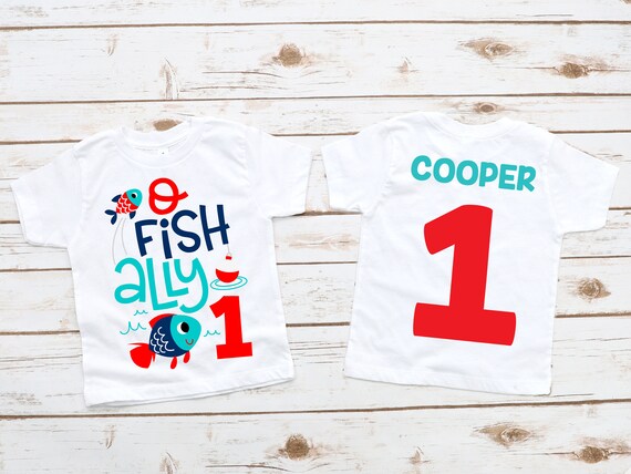 MOM, DAD or BRO Coordinating Shirt for O-fish-ally One Birthday, the Big  One First Birthday Shirt Bobber, Fishing, Boating, Vacation 