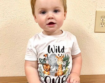 Wild one birthday boy, wild one party, zoo shirt, safari shirt,  1st birthday, wild one party, wild one shirts, safari animals