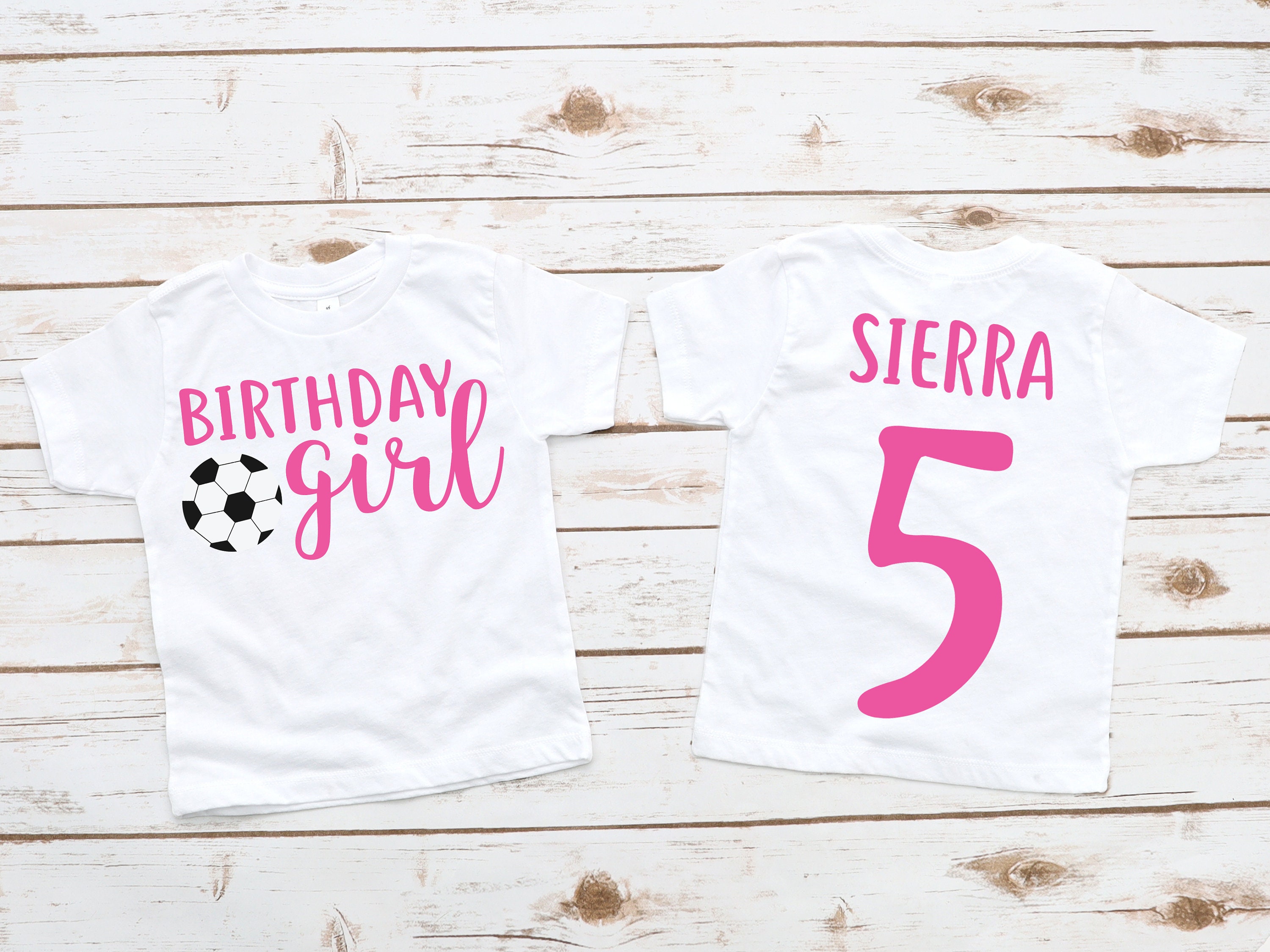 Girls Soccer Shirt - 11th Birthday Girls Soccer Shirt - 11th Birthday