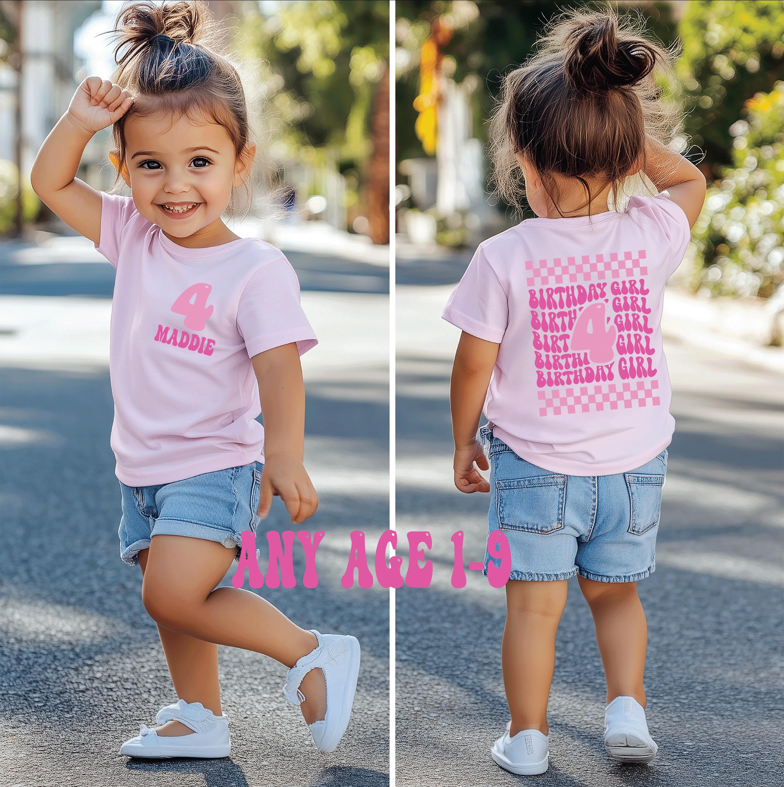 4th birthday shirt girl, groovy birthday shirt, four year old birthday shirt, retro birthday , girl birthday shirt, princess shirt