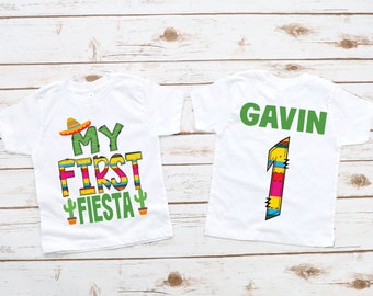 My first fiesta shirt, fiesta first birthday, boy fiesta shirt, Mexican birthday shirt, first birthday shirt, first fiesta birthday