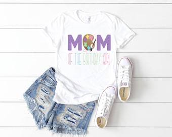 Art birthday shirt, paint party shirt, paint birthday shirt, art party shirt, art party birthday, paint birthday party, paint party
