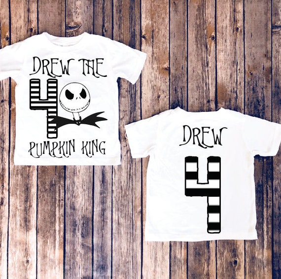 nightmare before christmas birthday shirt
