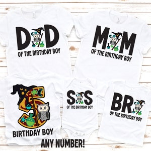 Wizard birthday shirt, wizard birthday party, wizard theme, custom wizard birthday shirt, boy birthday shirt, ANY AGE, magic birthday shirt
