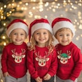 Christmas kid toddler personalized boy girl custom name reindeer shirt, Kid Christmas shirt, Christmas shirt for kids, Toddler Christmas