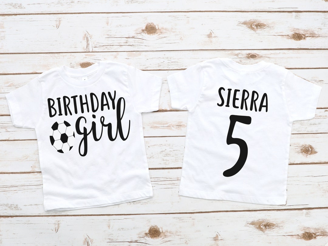 Soccer Birthday Girl Shirt, Girl Birthday Shirt, Girl Birthday