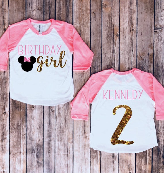 minnie mouse bday shirts