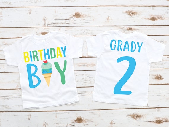 Ice cream boy birthday shirt, ice cream shirt, ice cream theme birthday, ice cream birthday party, boy birthday shirt, 1st birthday boy