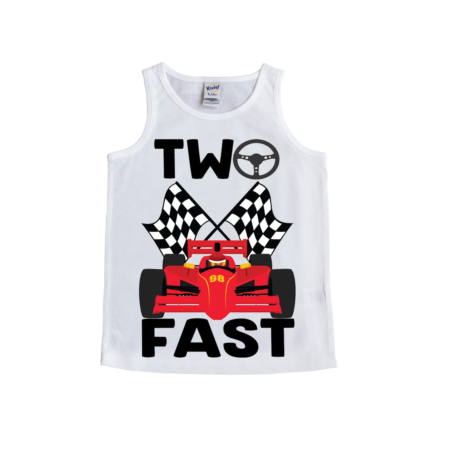 Two Fast Race Car Shirt Racecar Birthday Shirt Birthday Boy Etsy