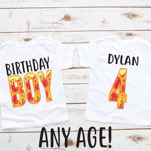 Pizza birthday boy shirt, pizza birthday shirt, pizza theme party, 1st birthday shirt, 2nd birthday party, 3rd birthday party, 4th birthday