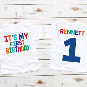 1st birthday shirt, birthday boy shirt, birthday girl shirt, toddler birthday shirt, 1st birthday shirt, 1st birthday party, it&#39;s my first