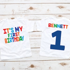 1st birthday shirt, birthday boy shirt, birthday girl shirt, toddler birthday shirt, 1st birthday shirt, 1st birthday party, it's my first