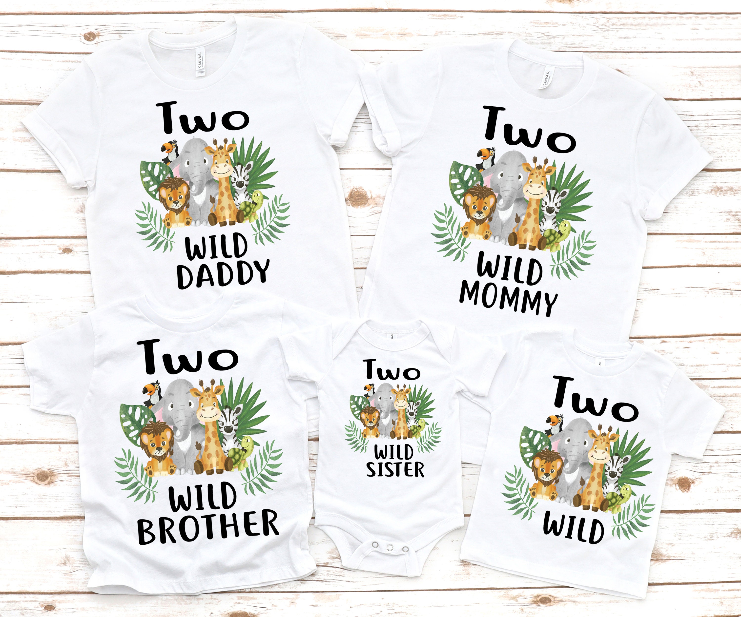 Safari Floral Zoo Jungle Wild Shirts 