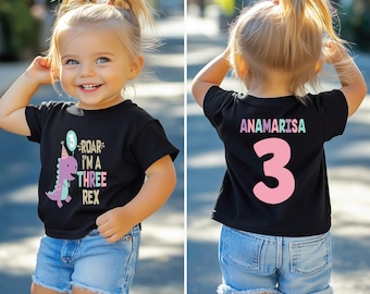 Three rex 3 rex girl dinosaur birthday shirt , 3 rex birthday shirt, girl dinosaur birthday shirt, 3rd birthday shirt, dinosaur birthday
