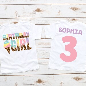 Ice Cream Birthday Shirt, Birthday Girl Shirt, Ice Cream Birthday Party, Ice cream birthday outfit, Ice Cream Shirt, Ice Cream Party Shirt