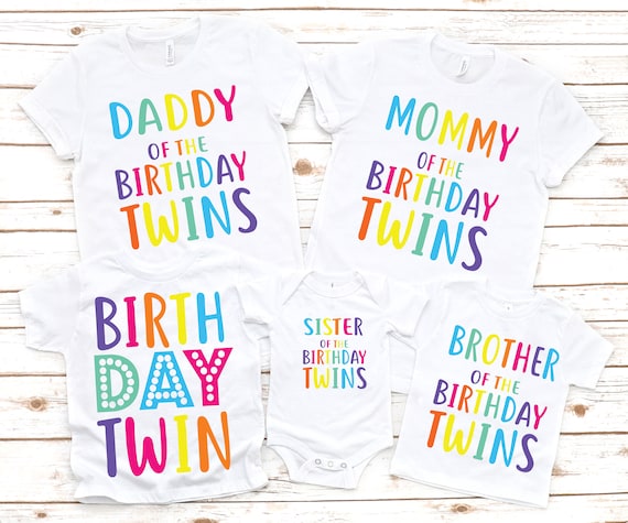 Arco Iris Camisetas Estampadas Para Familia De CumpleaÃ±os