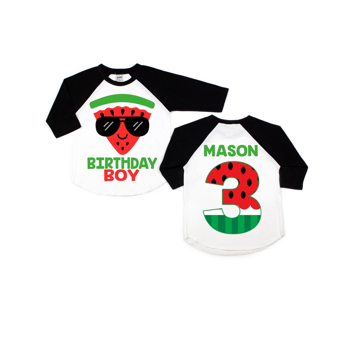 Boys Watermelon Birthday Boy Shirt Birthday Shirt Boy Etsy
