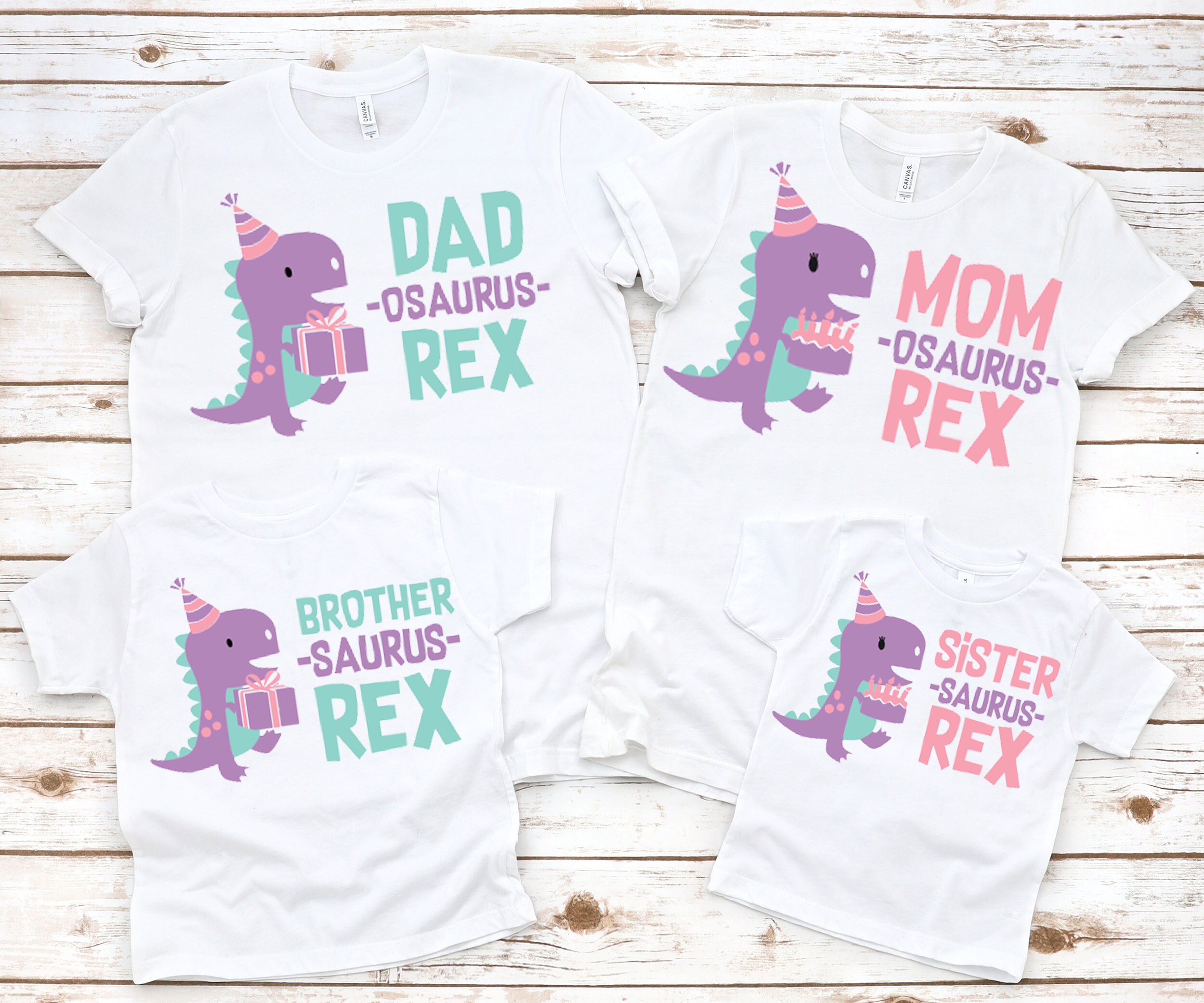 Camisas de cumpleanos a juego de dinosaurios Saurus Rex de la familia fiesta de dinosaurios cumpleanos de dinosaurios camisa de dinosaurios cumpleanos de T Rex camisas de saurus Etsy Espana