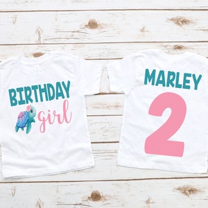 Turtle birthday shirt, birthday girl shirt, sea turtle gifts, turtle party, under the sea , sea turtle birthday party, 1st birthday shirt