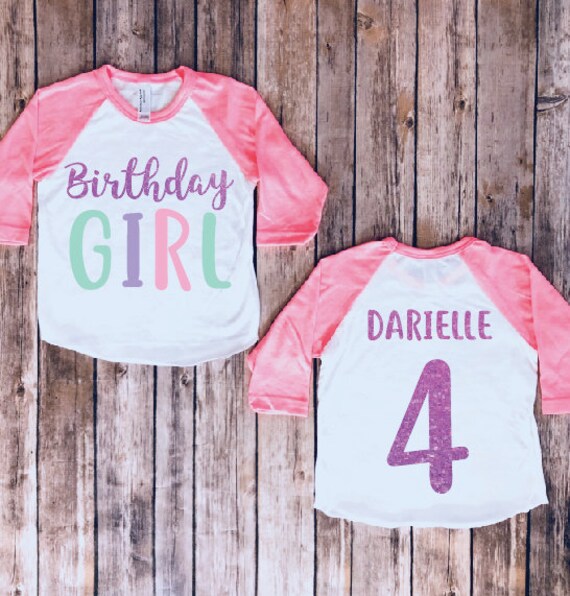 Birthday girl shirt girl birthday shirt girl birthday Etsy