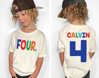 Boys four 4th birthday shirt boy, 4 year old birthday shirt, four birthday shirt, 4 birthday shirt, 4 year old birthday boy, four shirt