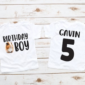 Guinea pig birthday shirt, boy birthday shirt, boy birthday party, guinea pig party, pig birthday, pig theme, boy birthday, guinea pig