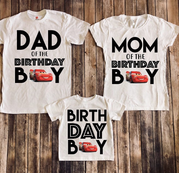 lightning mcqueen birthday shirt