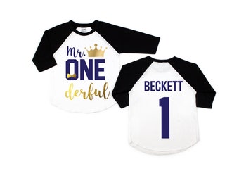 Mr. onederful boys 1st birthday shirt, first birthday shirt, 1st birthday boy, boys first, 1st birthday party, 1st birthday gift, boys tee