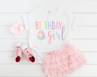 Cotton candy birthday shirt, Candy theme birthday, Candy birthday party, girl birthday shirt, birthday girl shirt, birthday girl