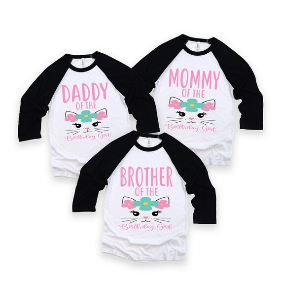 Cat birthday shirt for cheap girl