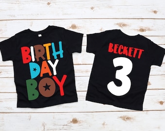 Boys birthday shirt, birthday boy shirt, birthday shirt, toddler birthday shirt, birthday shirt boy, boy birthday party, boy birthday stars