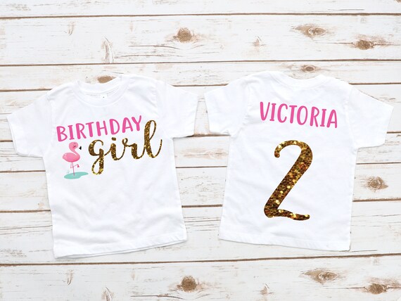 Camisa cumpleaños de cumpleaños de flamingo - Etsy España