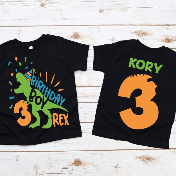 Three rex 3 rex boy dinosaur birthday shirt , 3 rex birthday shirt, boy dinosaur birthday shirt, 3rd birthday shirt, dinosaur birthday