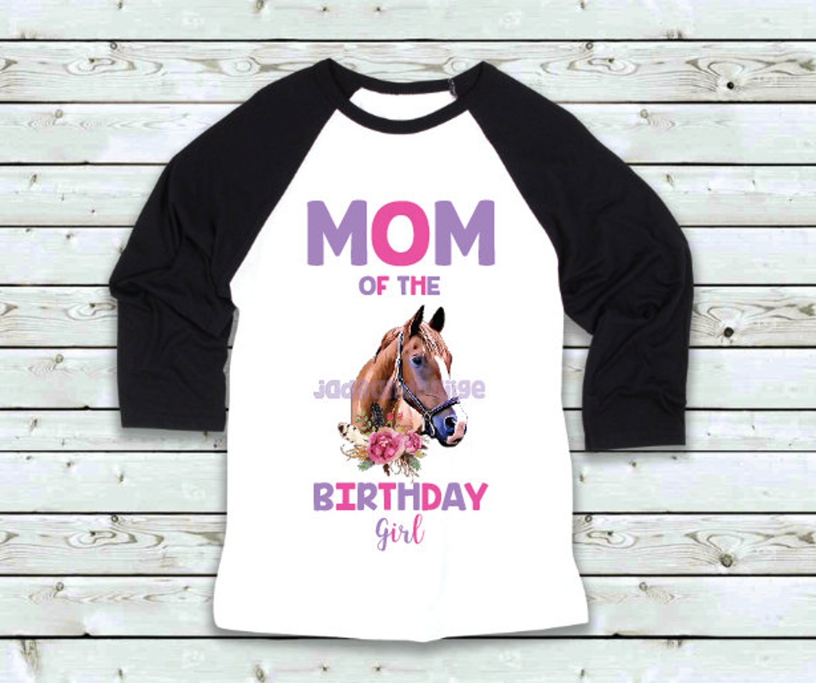 Horse Birthday Shirt Girl Birthday Shirt Girl Birthday Etsy
