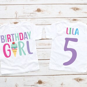 Ice Cream Birthday Shirt, Birthday Girl Shirt, Ice Cream Birthday Party, Ice cream birthday outfit, Ice Cream Shirt, Ice Cream Party Shirt