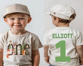 One woodland shirt, Woodland wild one, 1st birthday shirt, 1st birthday boy, birthday boy, wild one birthday, wild party, wild birthday boy
