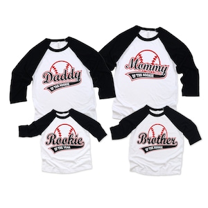 Rookie of the year family boys baseball 1ST birthday shirt, baseball birthday , baseball theme, baseball shirt, baseball party, sports shirt