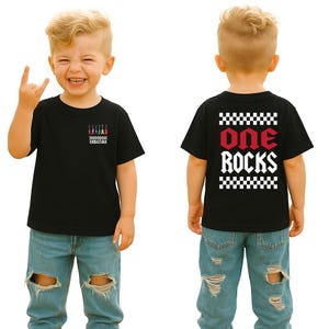 One rocks, guitar birthday shirt, rock n roll birthday, first birthday shirt, boy birthday shirt, 1st birthday boy, rock n roll shirt