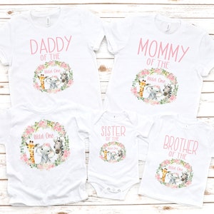 Family safari floral zoo jungle wild shirts, two wild, wild one, wild one birthday , mom and dad wild shirt, wild party, two wild birthday