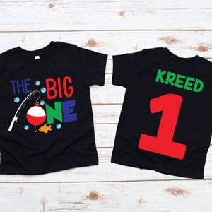 The big one, boys 1st birthday shirt, first birthday boy, 1st birthday shirt , the big one party, fishing birthday , fishing theme party
