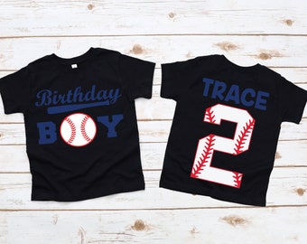 Boys baseball birthday shirt, baseball birthday , baseball theme, baseball shirt, baseball party, sports birthday party, boys birthday shirt