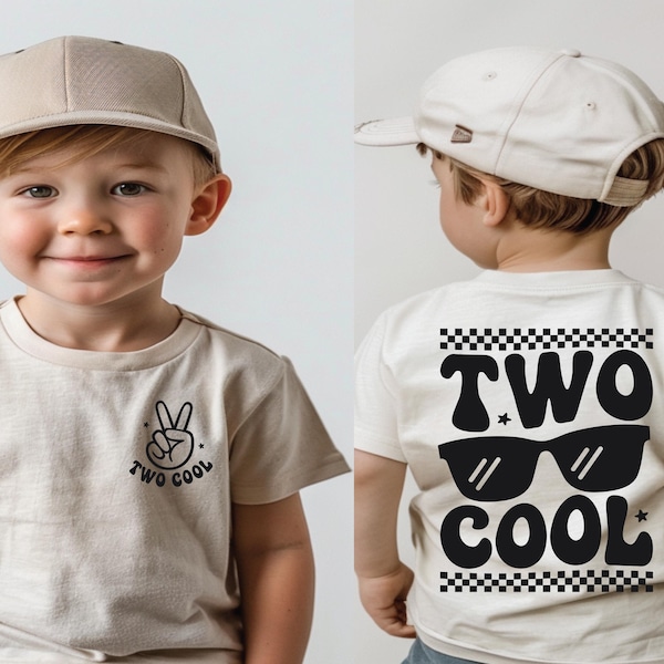 Dos camisetas geniales, camiseta de segundo cumpleaños, camiseta de segundo cumpleaños, camiseta de segundo cumpleaños para niño, dos fiestas geniales, regalo de segundo cumpleaños, camiseta de cumpleaños para niño