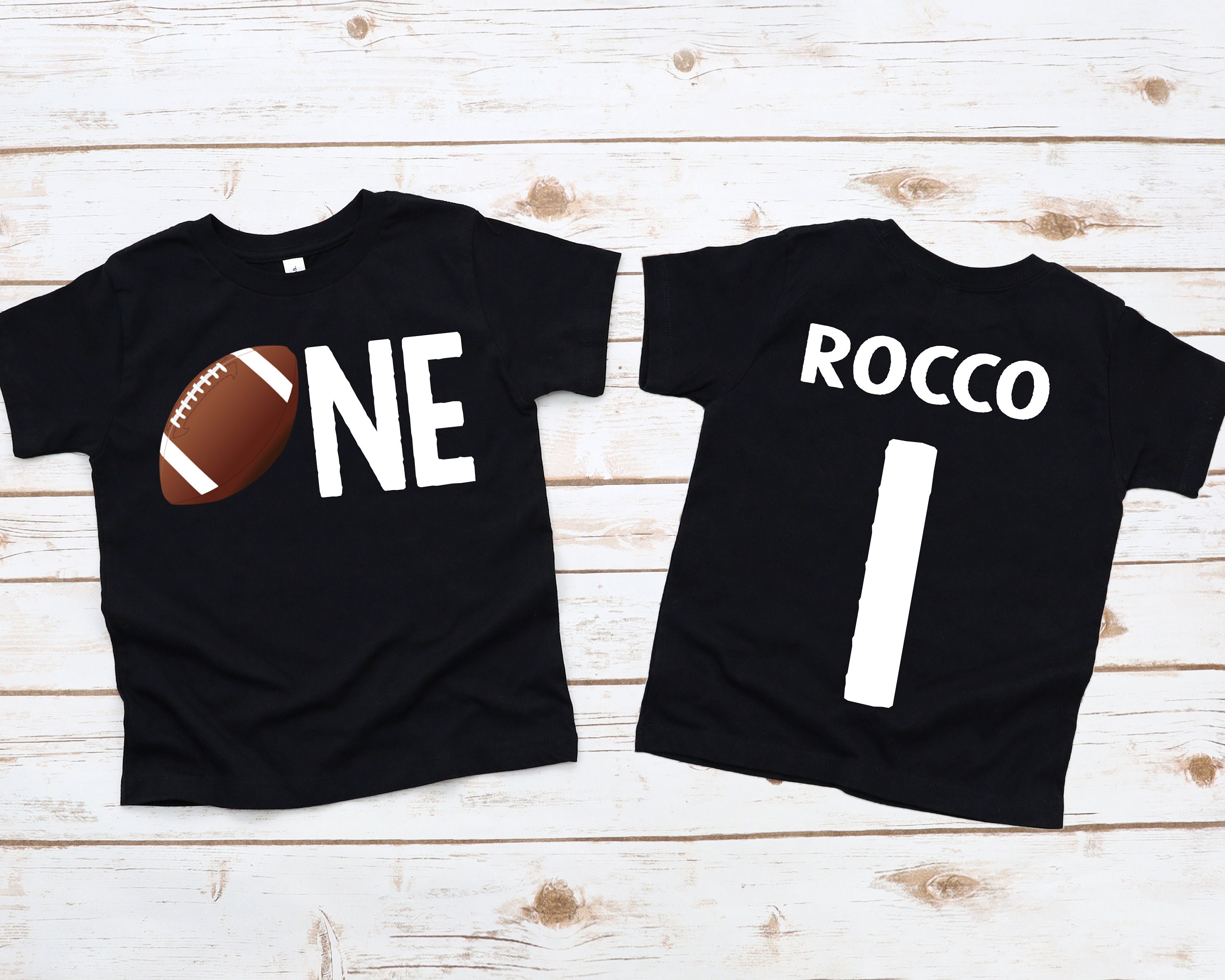 Football one boys 1st first birthday shirt, football birthday shirt, 1st birthday boy, football party, football toddler shirt, sports party