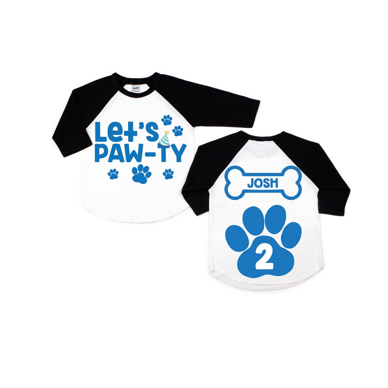 Dog Puppy Birthday Shirt Boy Birthday Shirt Let's Etsy