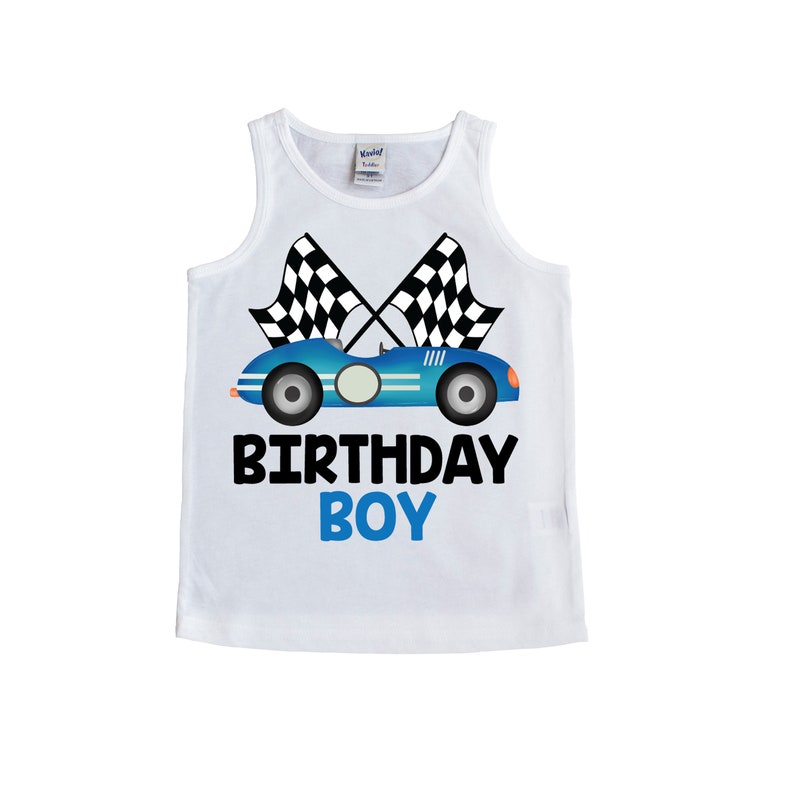 Race Car Boy Birthday Shirt Racecar Birthday Birthday Boy - Etsy