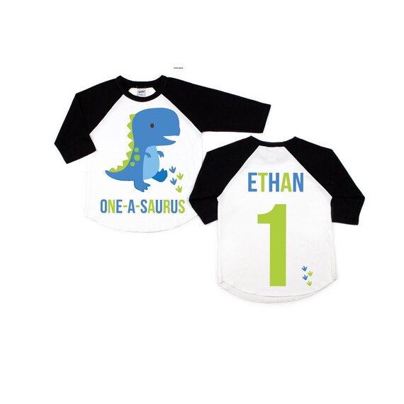 Dinosaur 1st top birthday shirt