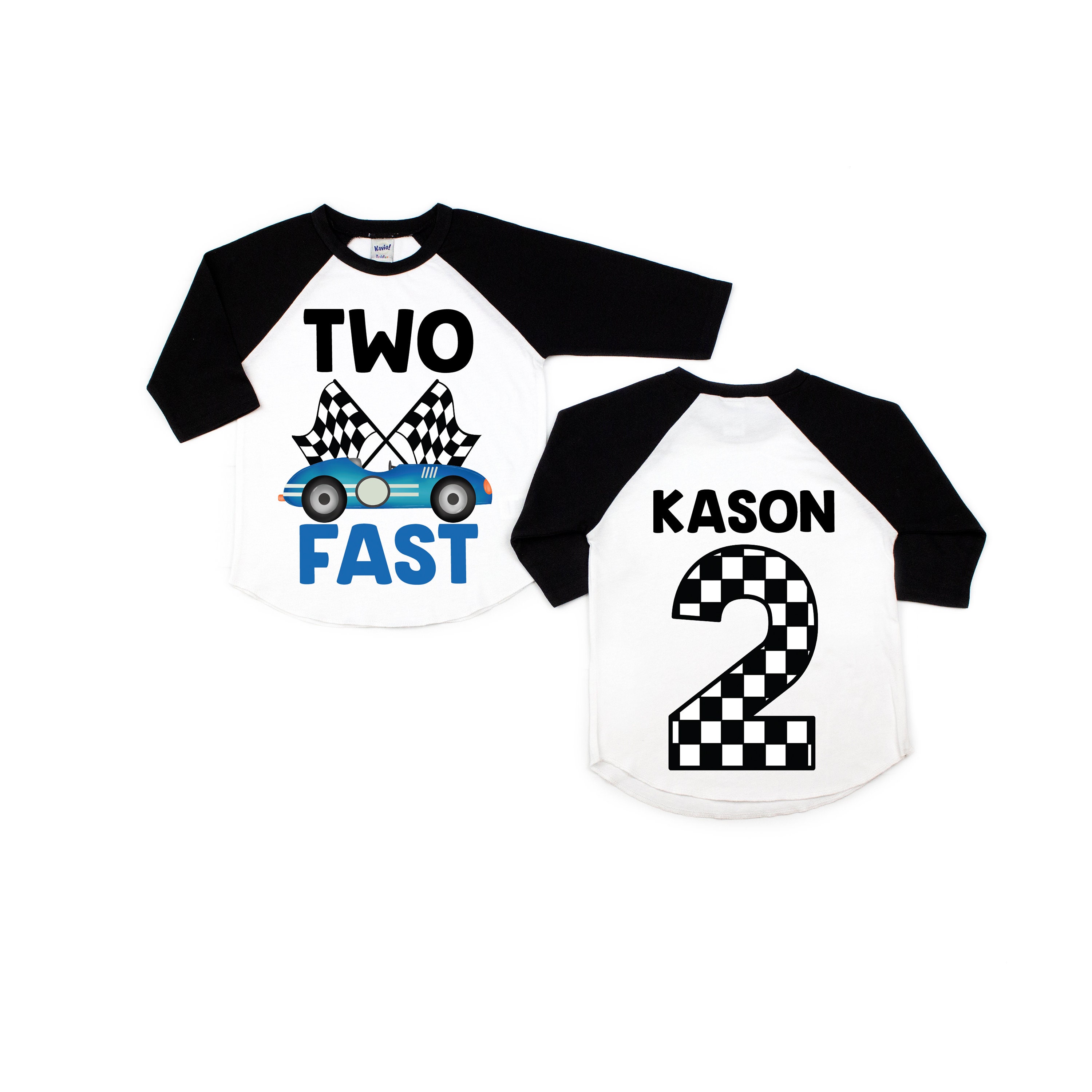Two Fast Race Car Shirt Racecar Birthday Shirt Birthday Boy Etsy