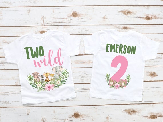 Two wild birthday shirt second birthday shirt two wild - Etsy 日本